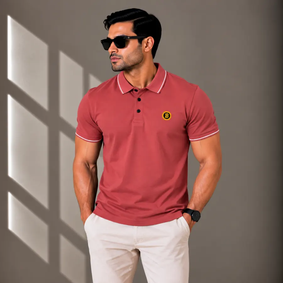 Men's Polo T-Shirts Deep -Mix-Color-(Combo-2)