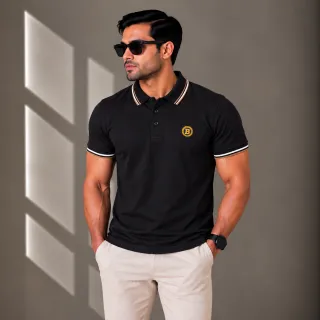 Men's Polo T-Shirts light -Solid-Color-(Combo-2) thumbnail 3