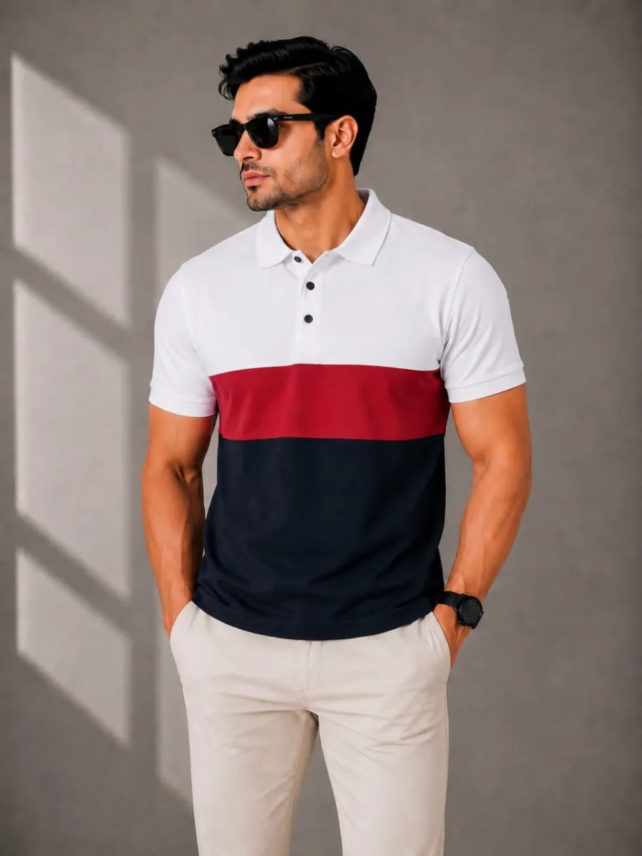 	 Men's Polo T-Shirts Mistry Box -Multi-Color-