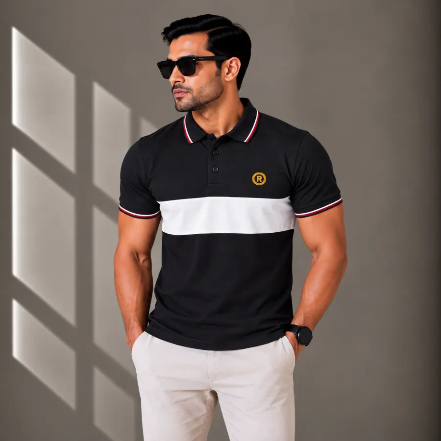 	 Men's Polo T-Shirts Light -Multi-Color-(Combo-1)