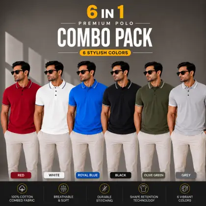 	 Men's Polo T-Shirts Mistry Box -Solid Color- 