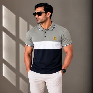 Men's Polo T-Shirts Light -Multi-Color-(Combo-2) thumbnail 6